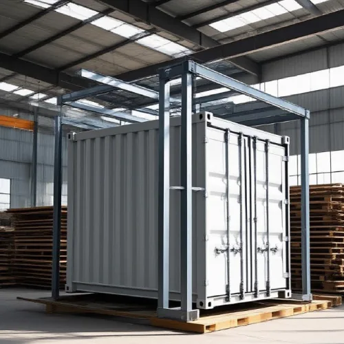 Splice Strength Test of Light Gauge Channel Steel in Modular Container House Frames